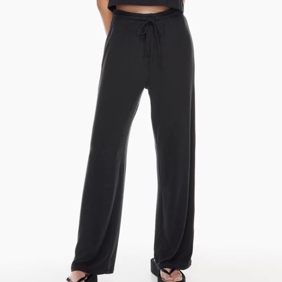 Wilfred Pants - NWT Aritzia Wilfred Cozy Black Lounge Pants